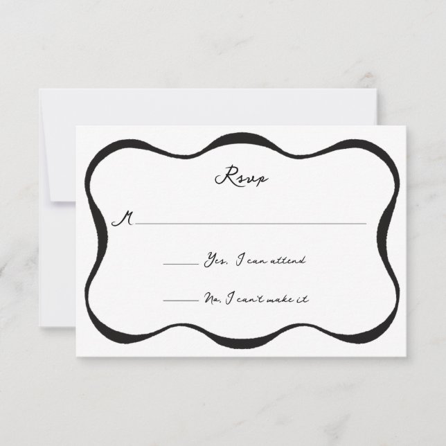 Inked Ribbon Response Card (Front)