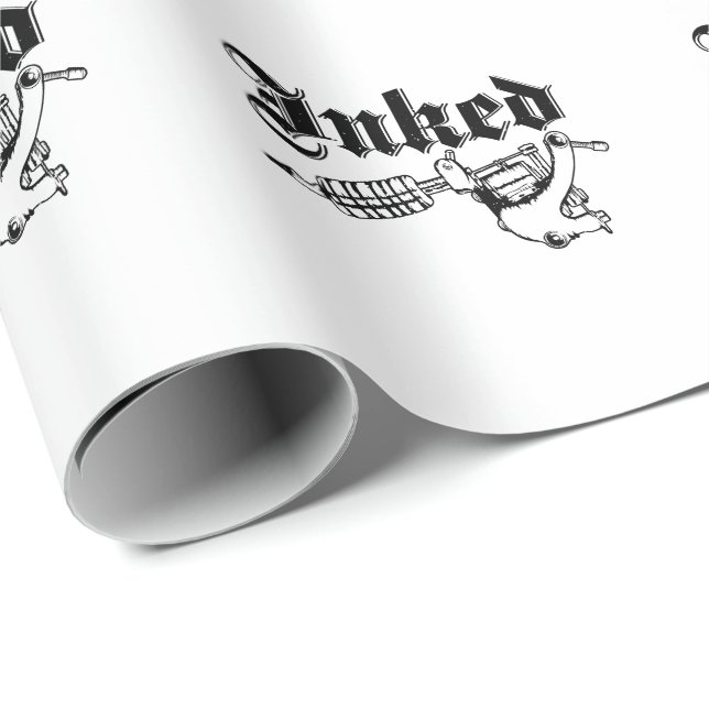 inked tattoo wrapping paper (Roll Corner)