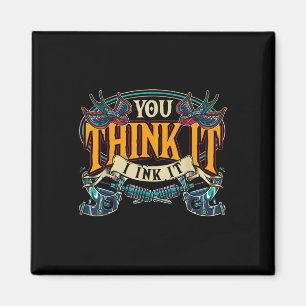 Inked Tattooer Tattoo Master Tatted Ink Artist Gif Magnet