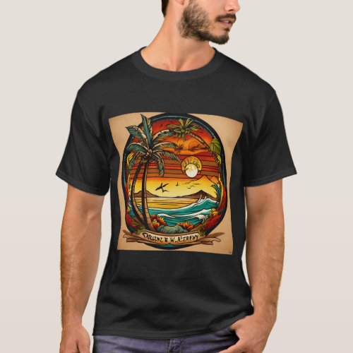 Inked Tradition Vintage Flash Tattoo T_Shirt Des