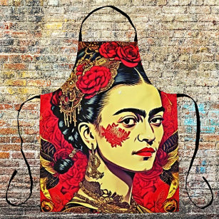 Inkpunk Elegance: Frida Kahlo Apron