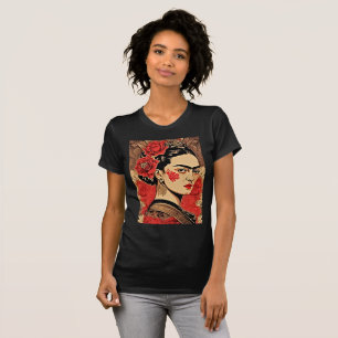 InkPunk Frida Kahlo T-Shirt – Bold & Iconic