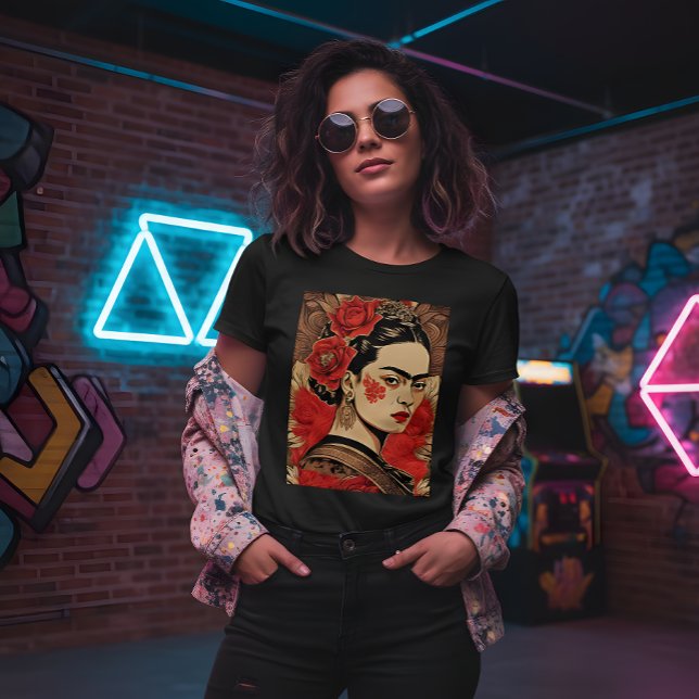 InkPunk Frida Kahlo T-Shirt – Bold & Iconic (Creator Uploaded)