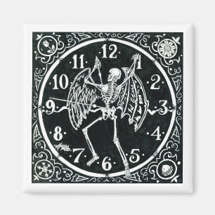 Inktober 2018 Day 14 - Mortal Clock Magnet