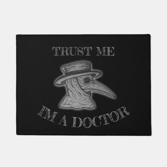 Inktober : Plague Doctor Doormat (Front)