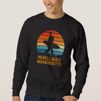 Inkwell Beach  Massachusetts Sasquatch Souvenir Sweatshirt
