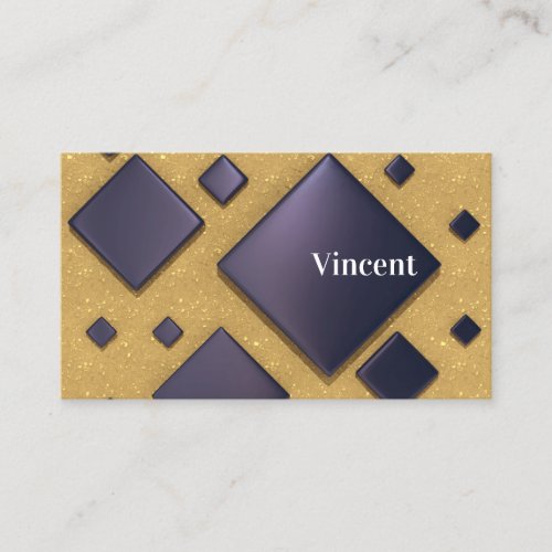 Inkwell Willow Geometric Business Card