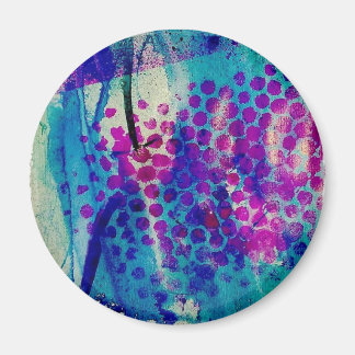 Inky Abstract Magnet