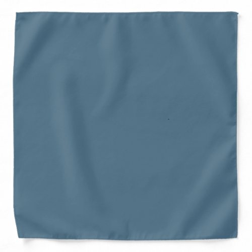 Inky Blue Solid Color Bandana
