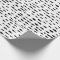 Inky dots and dashes hand painted wrapping paper