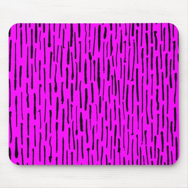 Inky Lines - Magenta Mouse Pad (Front)