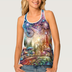 Inky Shroom Sky Tank Top