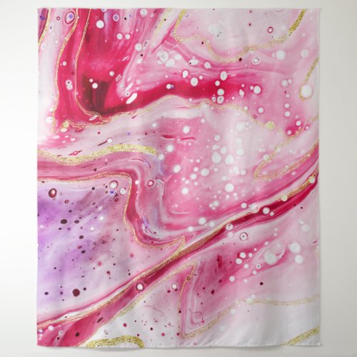 Inky Splash Wine Red Marble Photo Booth Backdrop