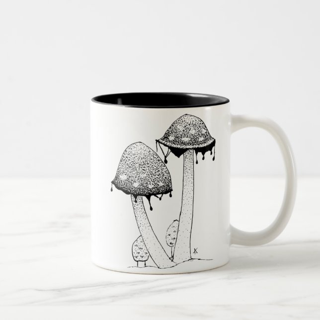Inkycap Two-Tone Coffee Mug (Right)