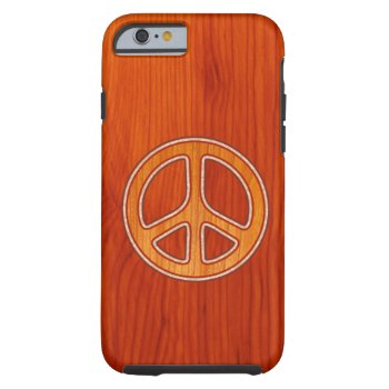 Inlaid Peace Tough Iphone 6 Case by kbilltv at Zazzle