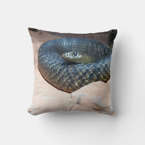 Inland Taipan Throw Pillow