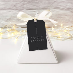 Inline | Modern Minimal Personalized Wedding Favor Gift Tags