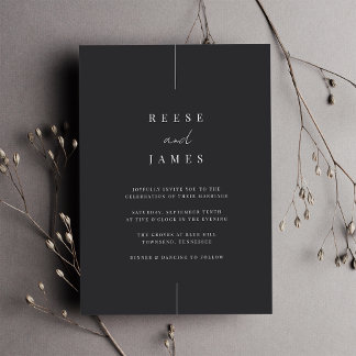 Inline | Modern Minimal Wedding Invitation