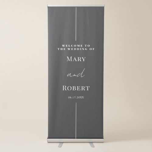 Inline  Modern minimalist wedding banners