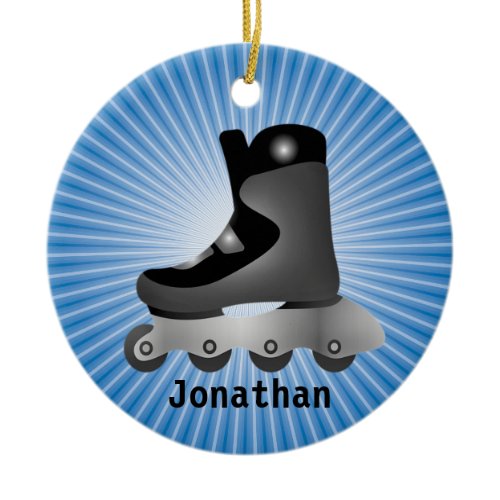 Inline Skate Design Ornament