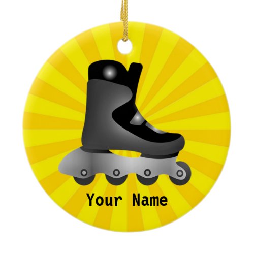 Inline Skate Design Ornament