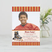 Inline Skate Photo Invitation (Standing Front)