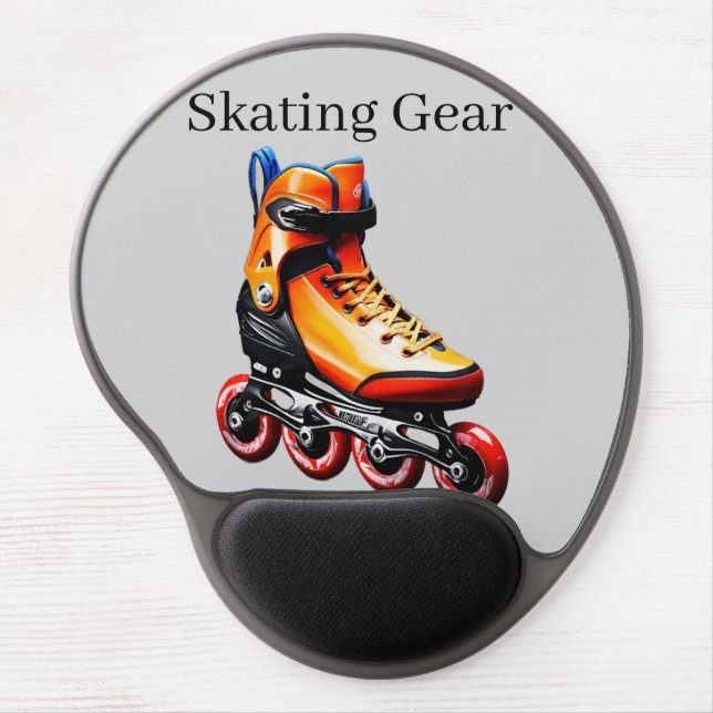 Inline Skate Shoes – All-Season Performance Gel Mouse Pad (Front)