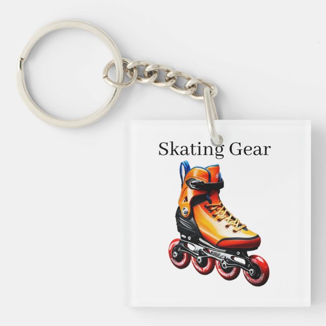 Inline Skate Shoes – All-Season Performance Keychain (Front)