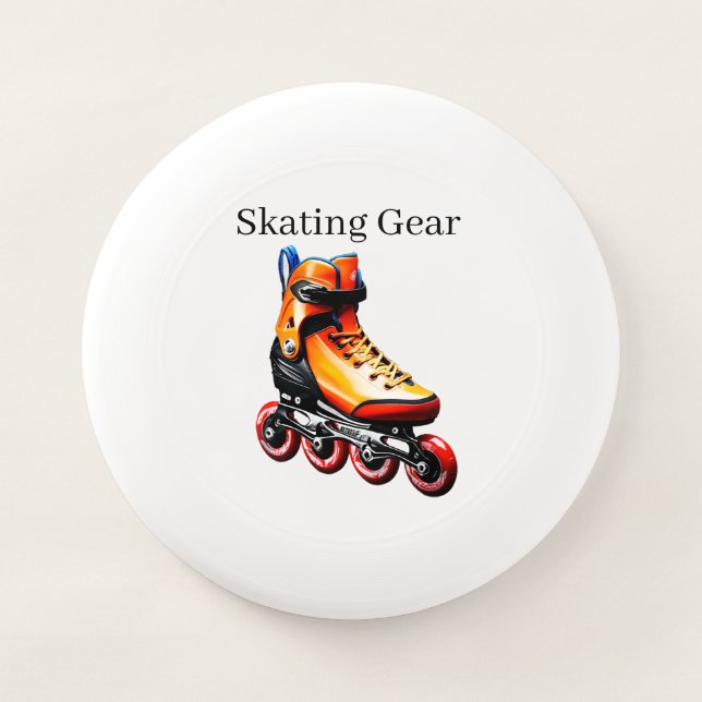 Inline Skate Shoes – All-Season Performance Wham-O Frisbee (Front)