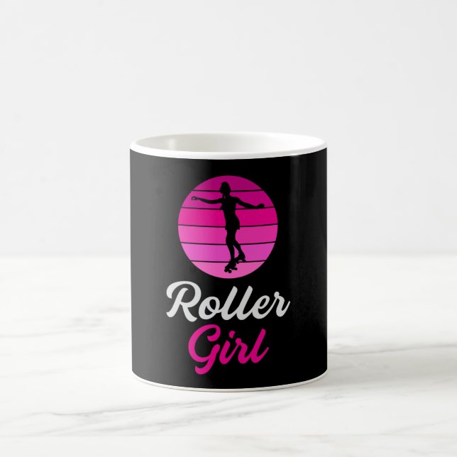 Inline Skater Girl Skating Queen Skates Funny Gift Coffee Mug (Center)