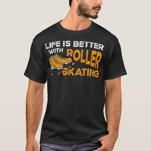 Inline Skating Skate Roller Shoes Rollerblades 2 T_Shirt