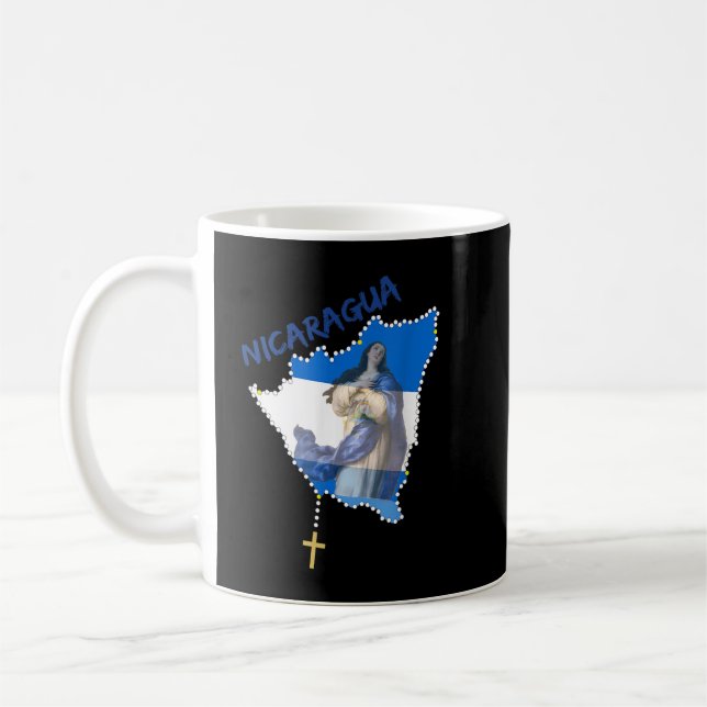 Inmaculada Concepcion De Maria Nicaragua Camiseta Coffee Mug (Left)