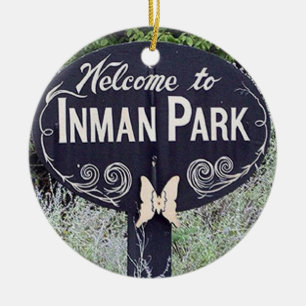 Inman Park, Inman Park Atlanta, Inman Park Ceramic Ornament
