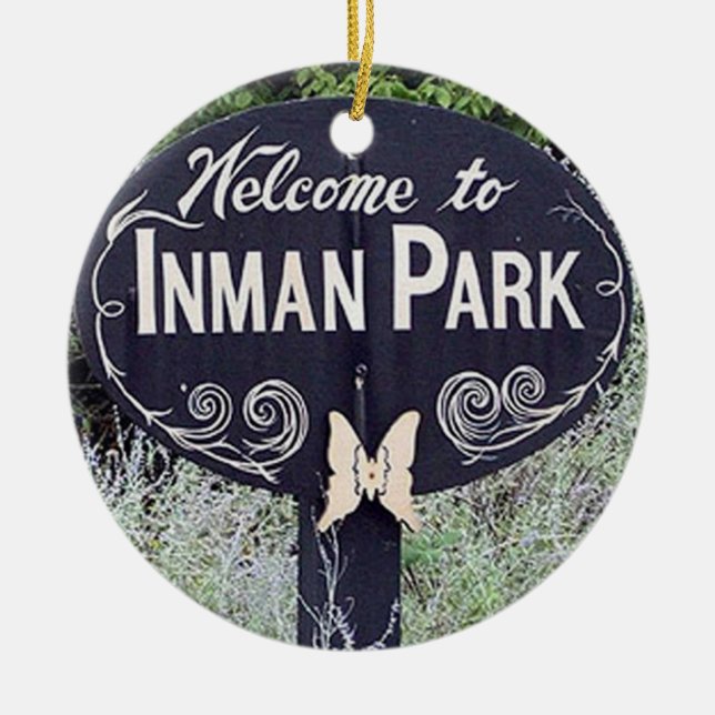 Inman Park, Inman Park Atlanta, Inman Park  Ceramic Ornament (Front)