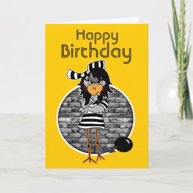 Inmate Birthday Cards Zazzle