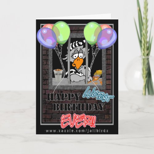 Inmate Birthday card