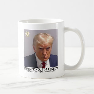 Inmate Donald Trump Fulton County Georgia Jail Coffee Mug