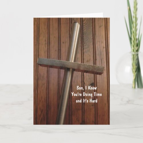 Inmate Greeting Card for your son _ Gospel Message