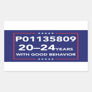 Inmate P011358 Rectangular Sticker
