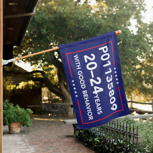 Inmate P011358 Weatherproof House Flag (In SItu)