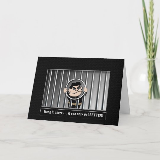 INMATE PRISON BEHIND BARS ENCOURAGEMENT CARD