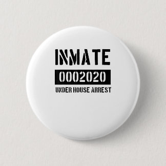 Inmate Prisoner Halloween 2020 Jail Cos Button
