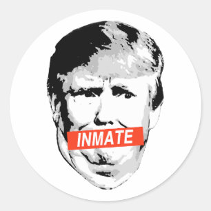 Inmate Trump Classic Round Sticker