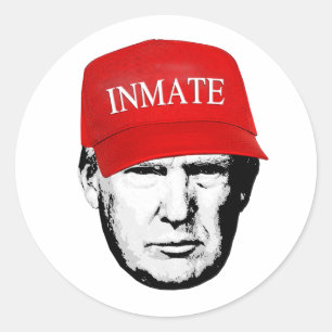 Inmate Trump Classic Round Sticker
