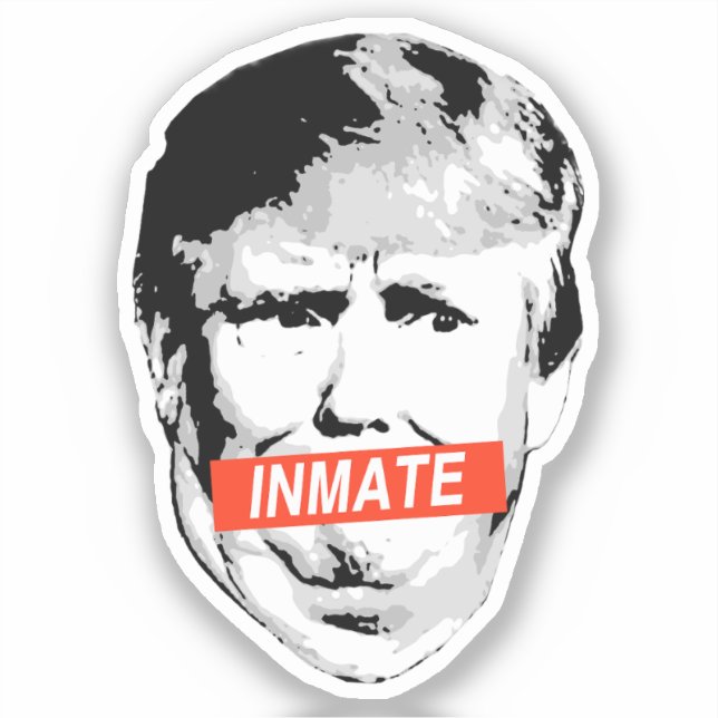 Inmate Trump Sticker (Front)