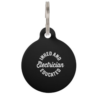 Inmed And Electrician Educated Gift Pet ID Tag