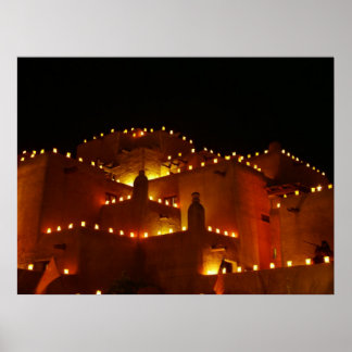 Inn at Loretto with Farolitos Poster