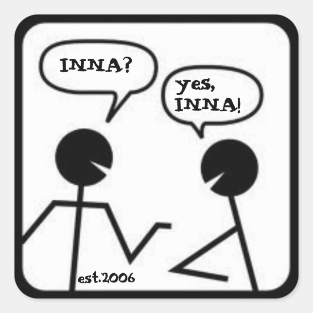 INNA Sticker "INNAguys" (Front)
