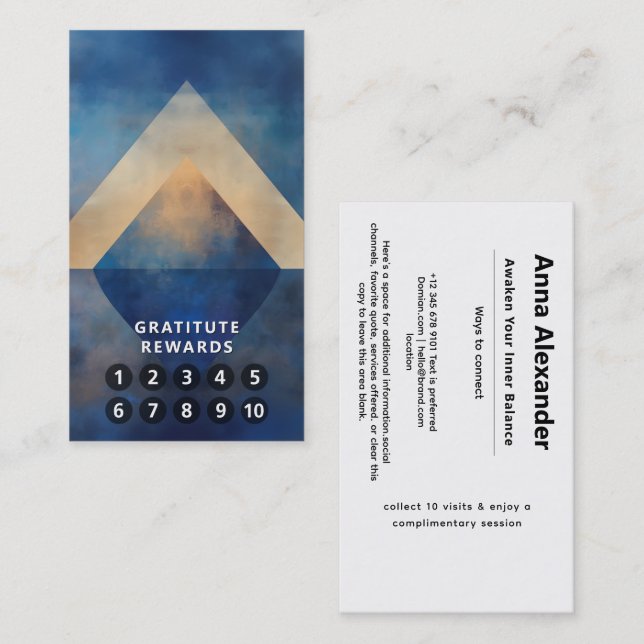 Inner Alignment | Minimal Design Business Card (Front/Back)