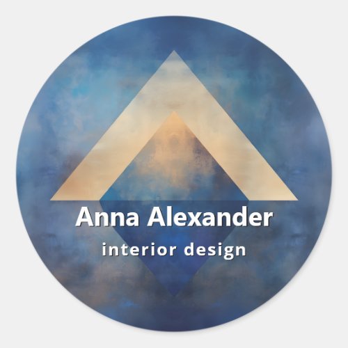 Inner Alignment | Minimal Design Classic Round Sticker